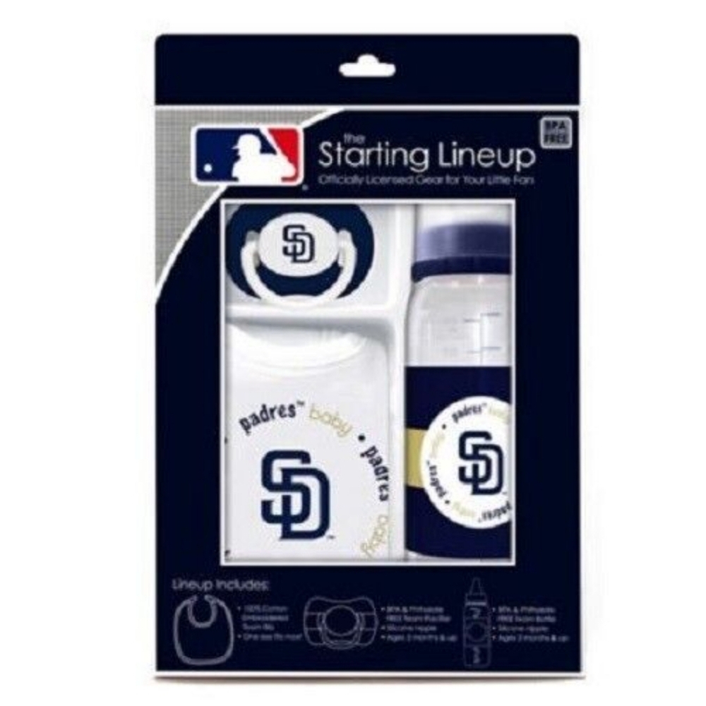 MLB Baby Fanatic San Diego Padres 3 Piece Gift Set